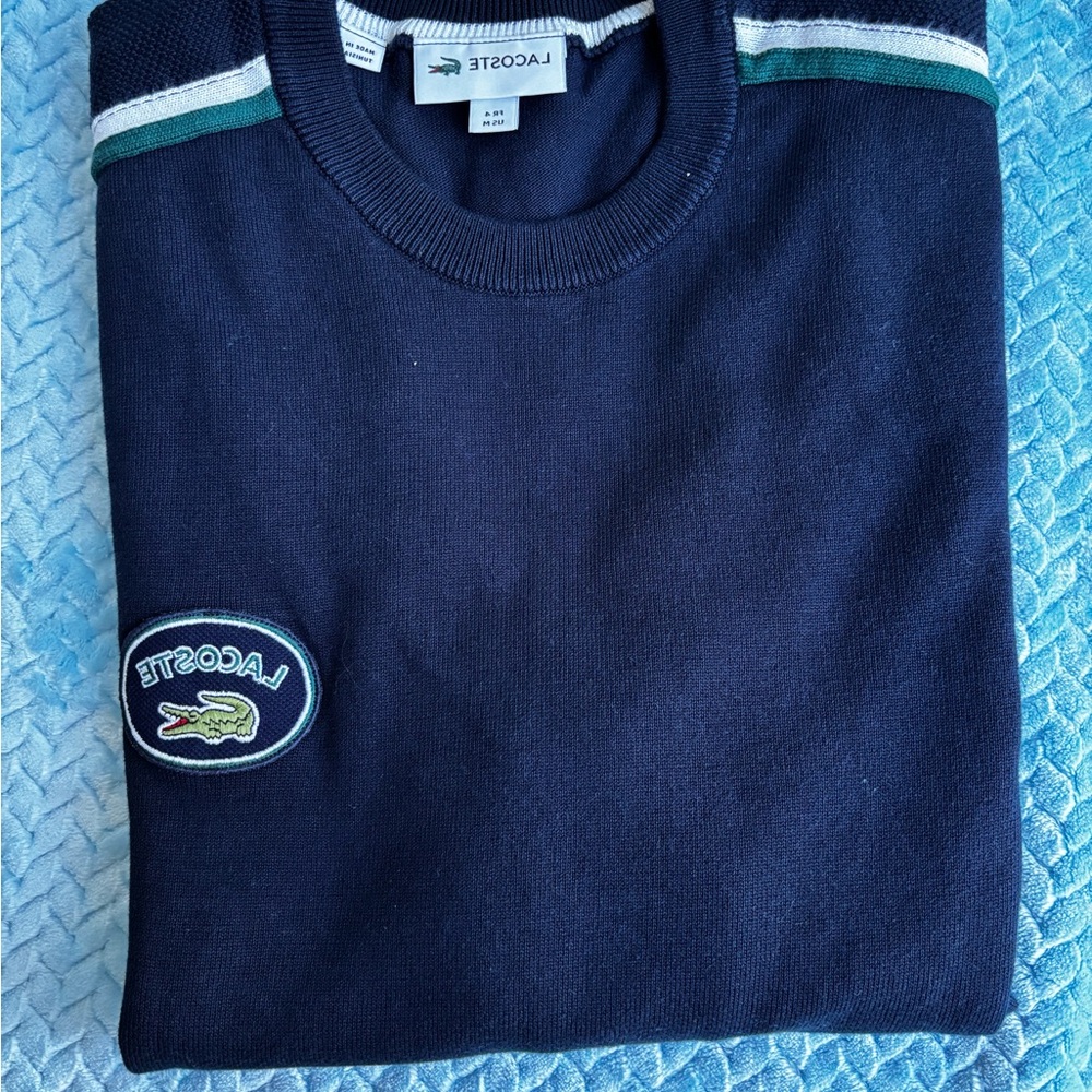Lacoste Men's Dark Blue Crewneck Sweater
